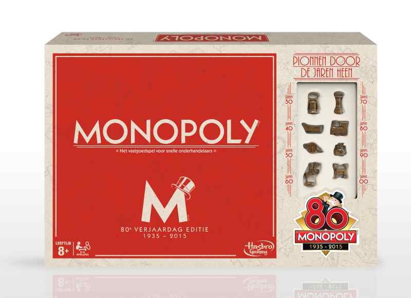 Rechtzetten Vegetatie fictie Monopoly 80ste Verjaardag Editie - Bordspel - Enjoyy